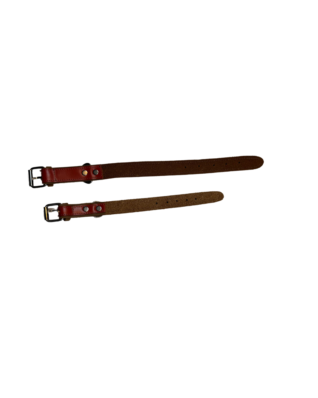 Halsband Kork Leder rot