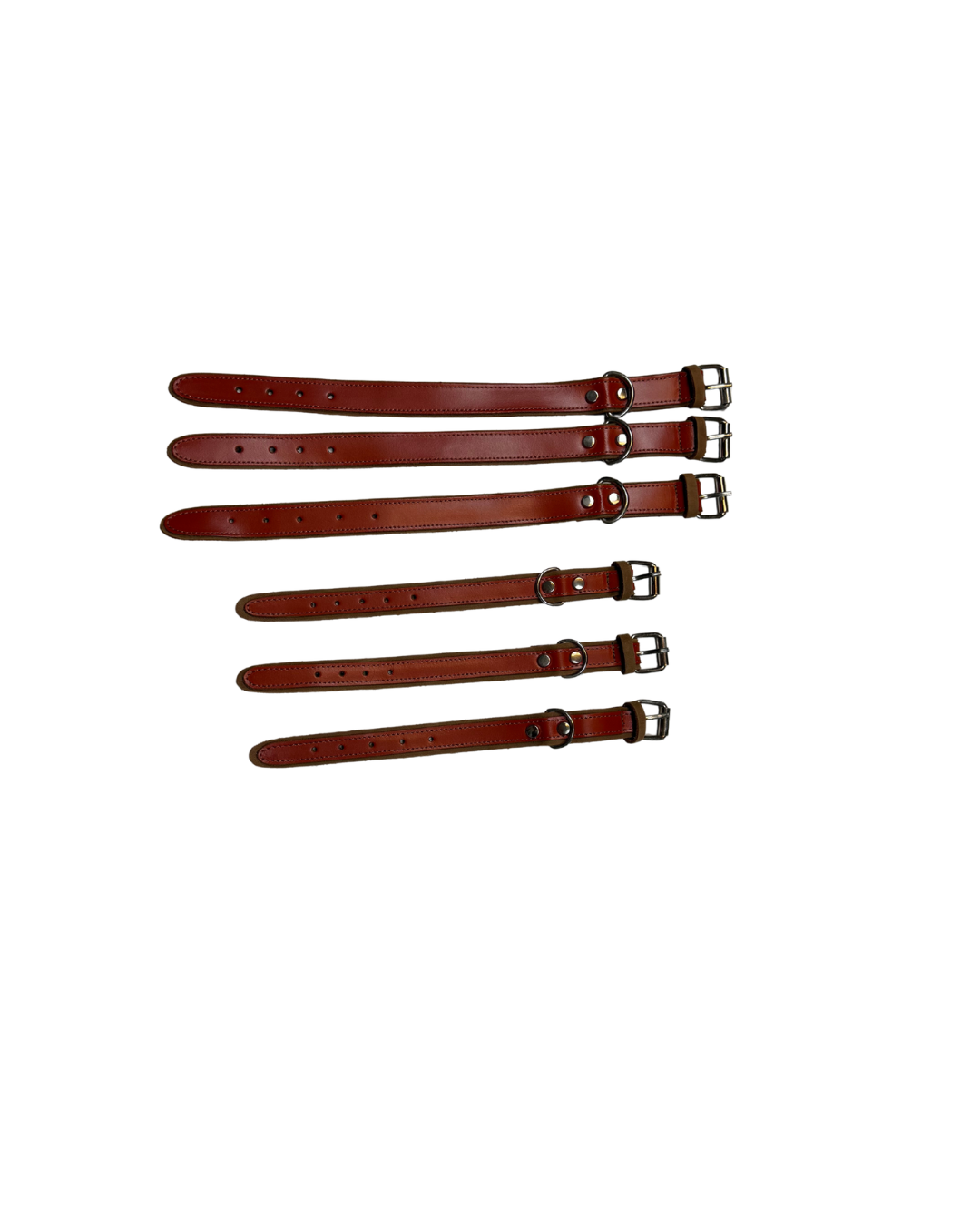 Halsband Kork Leder rot