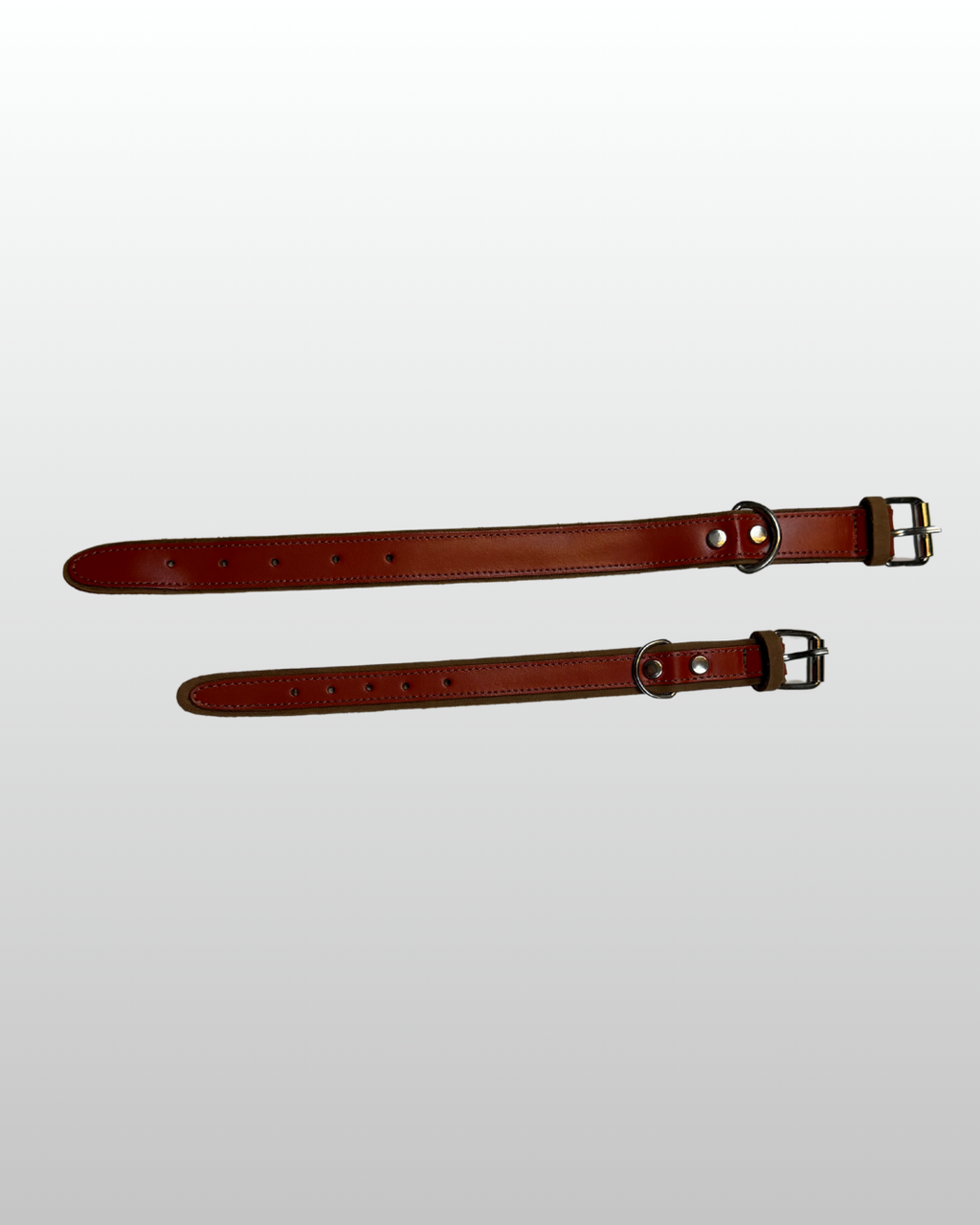 Halsband Kork Leder rot